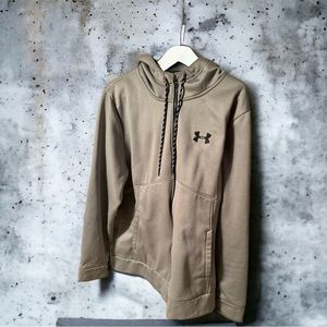 Gray under armour full zip hoodie
